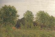 George Price Boyce.RWS Black Poplars at Pangbourne (mk46) France oil painting artist